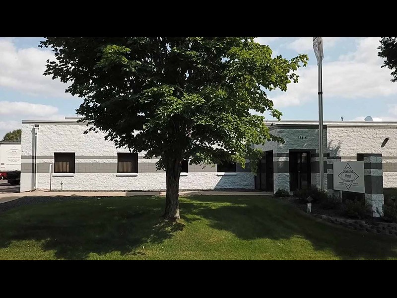 Front of Diamond Metal's Building