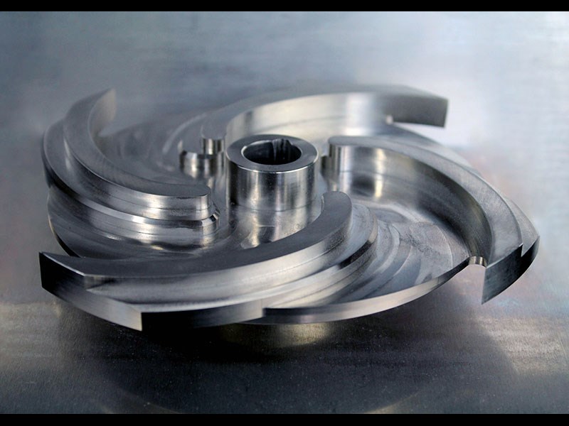 Spiral machined part